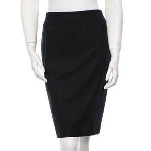 NWT Jil Sander Black Pencil Skirt Size 4